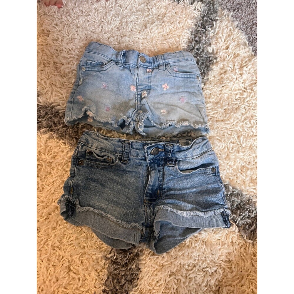 Cutoff Jean Shorts, Cat & Jack Embroidered Daisy and lucky brand 2t